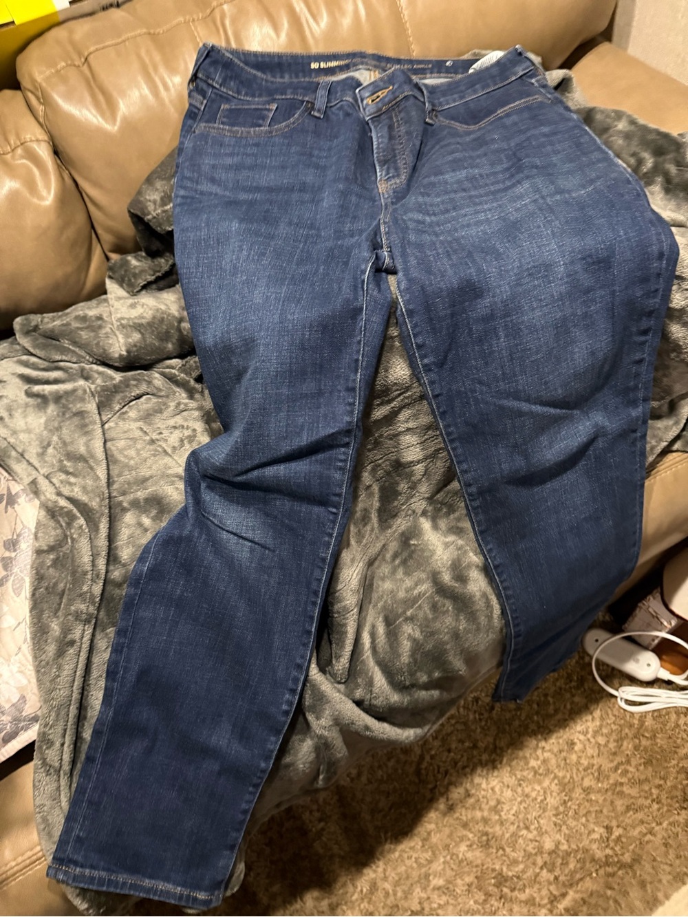 Chico’s Dark Blue Women’s Jeans - Classic Straight Leg